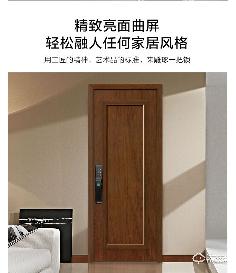 樂固智能鎖 防盜門推拉式智能密碼鎖