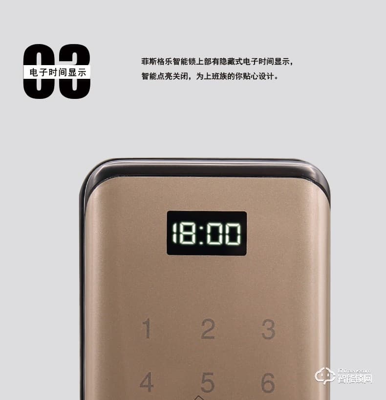 菲斯格樂(lè)智能鎖 6853家用防盜門智能門鎖密碼鎖