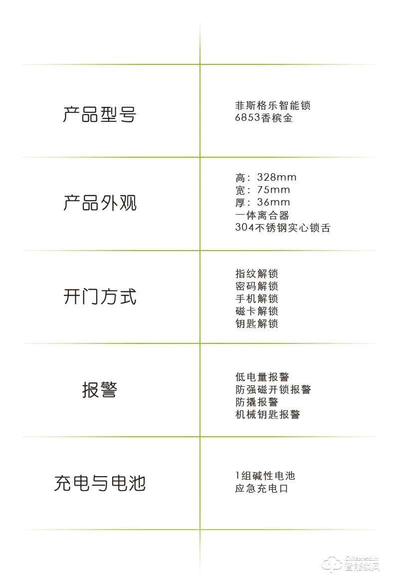 菲斯格樂(lè)智能鎖 6853家用防盜門智能門鎖密碼鎖
