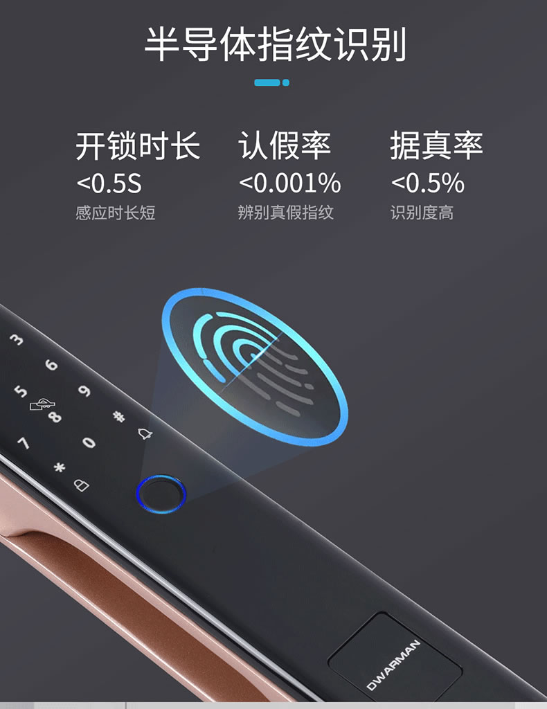 迪華曼智能鎖 家用防盜門全自動(dòng)密碼鎖