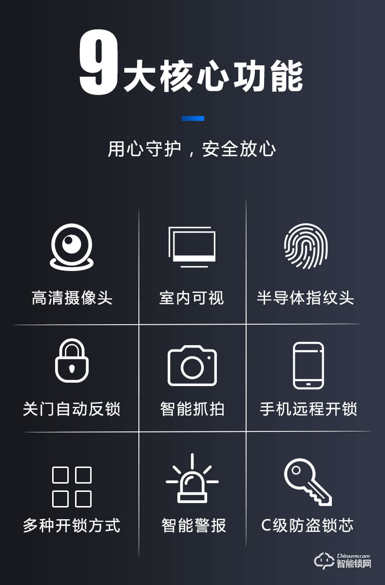 南極星智能鎖 N6【貓眼WiFi版】全自動(dòng)貓眼可視密碼鎖