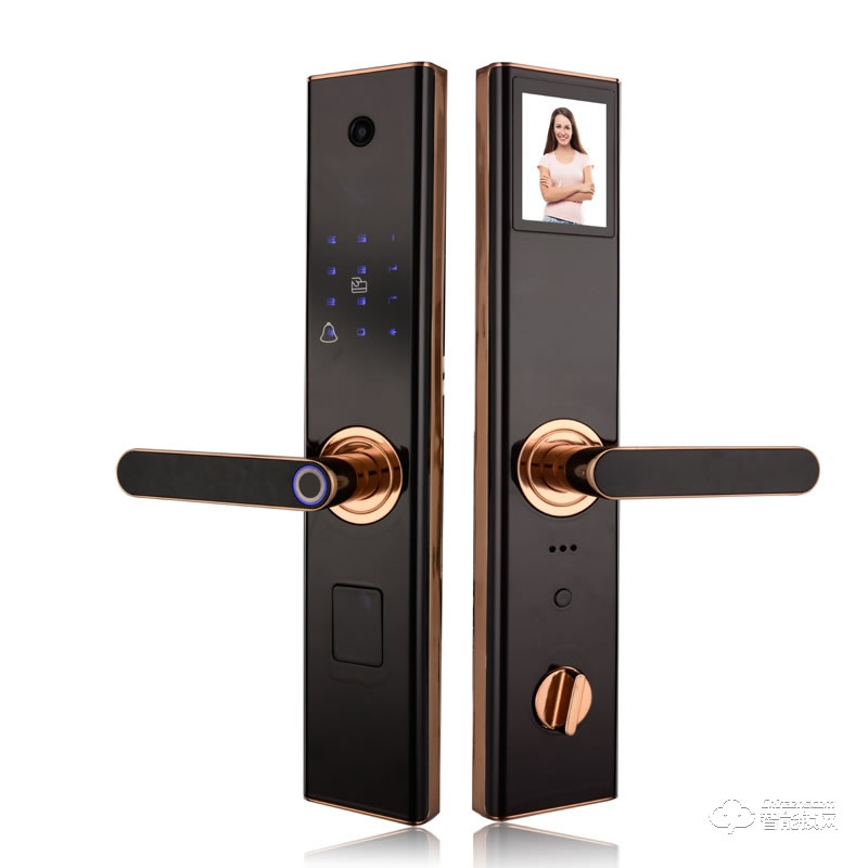 唐人街智能鎖 戰狼五號可視貓眼智能鎖家用防盜鎖