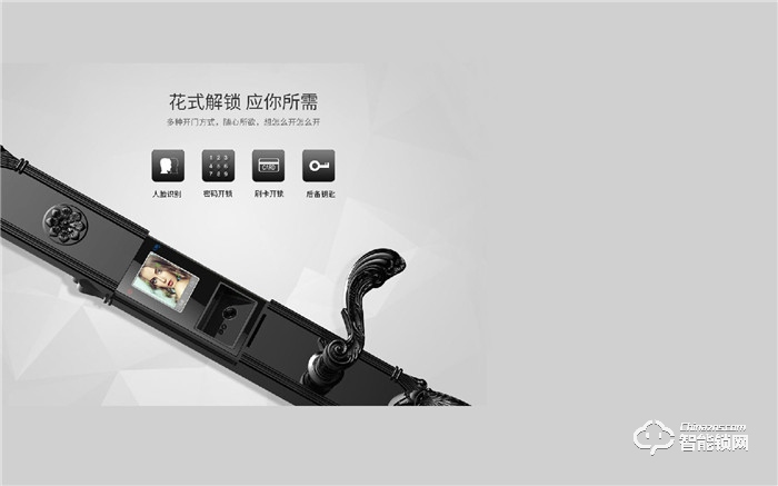 富瑞邦智能鎖 人臉識別全自動智能鎖指紋鎖