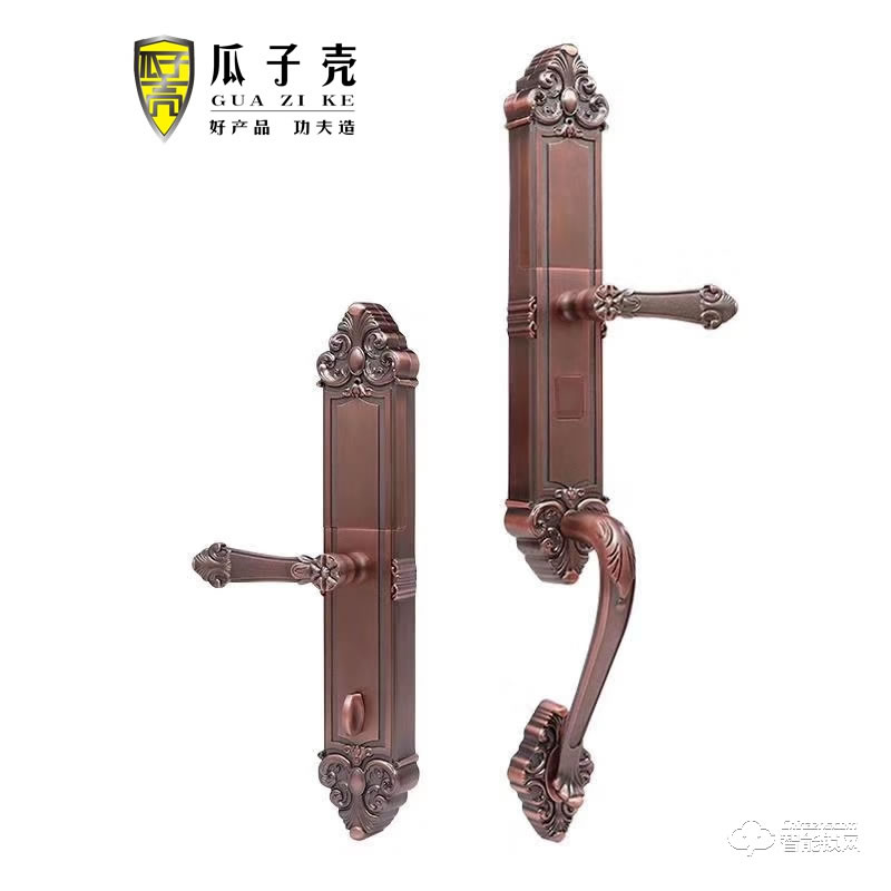 瓜子殼智能鎖 豪華別墅滑蓋防盜智能鎖