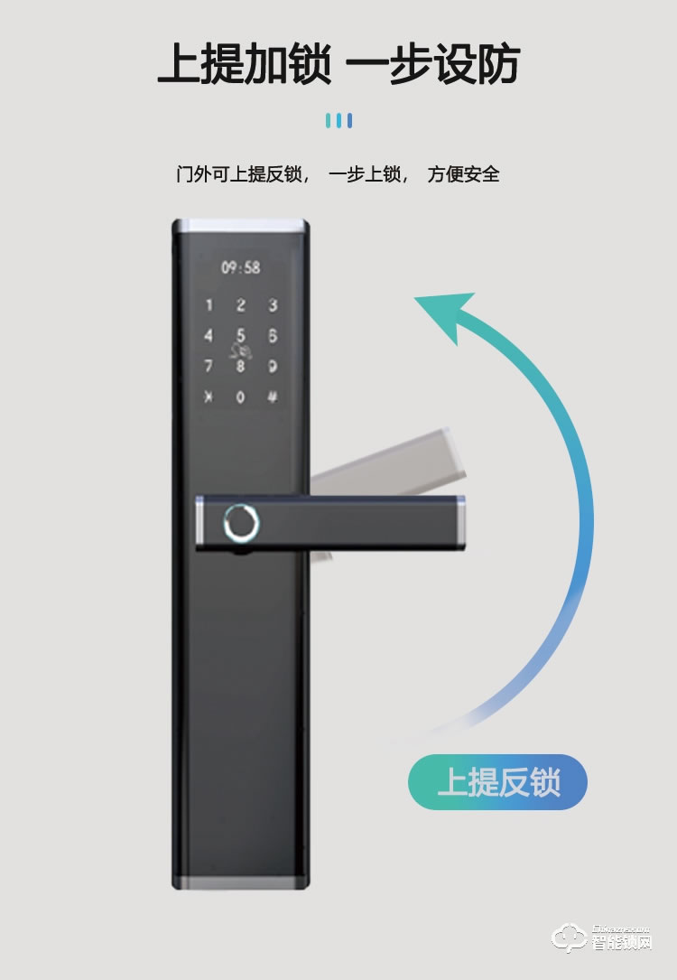 依蒙智能鎖 X6全自動直板密碼指紋鎖