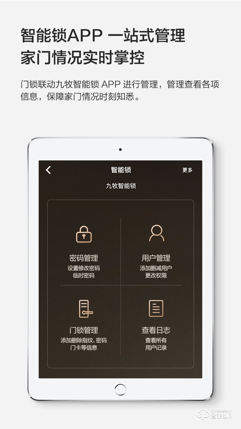 九牧智能鎖 ELQ28全自動指紋鎖家用防盜門密碼電子門鎖