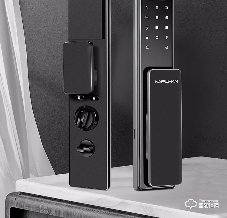 凱普曼智能鎖 A10全自動視頻貓眼鎖指紋鎖 