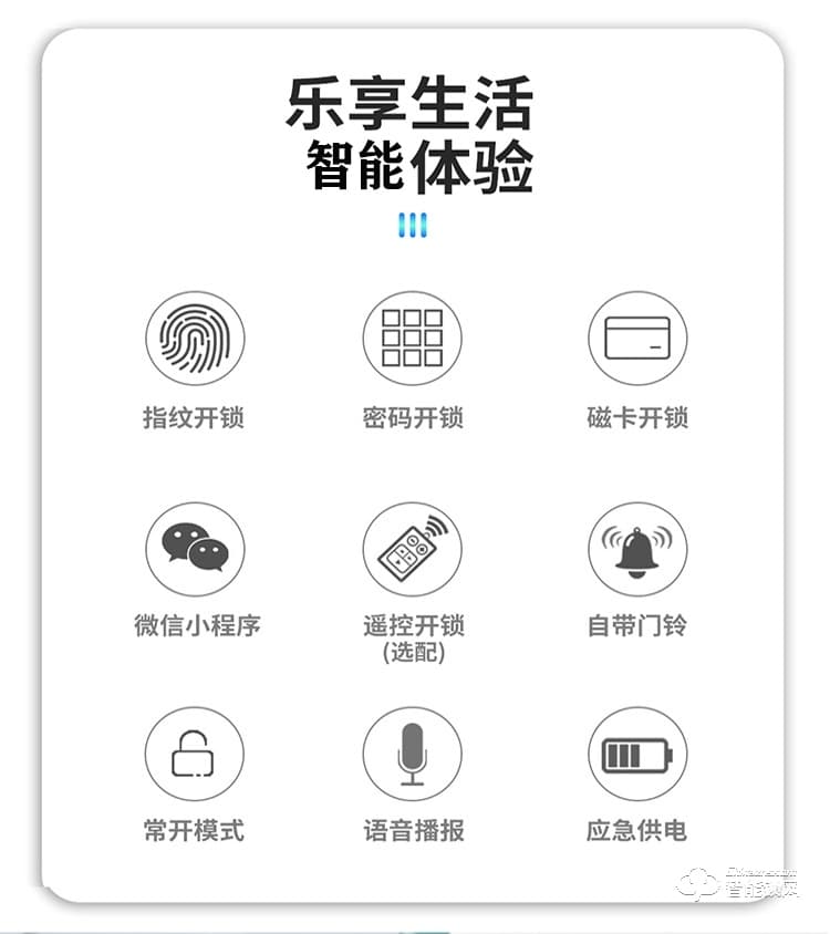 易麟智能鎖 B01辦公室玻璃門指紋鎖