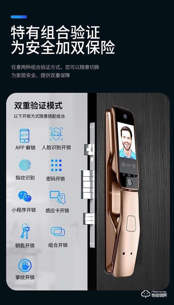 凌振智能鎖 凌振人臉識別智能鎖