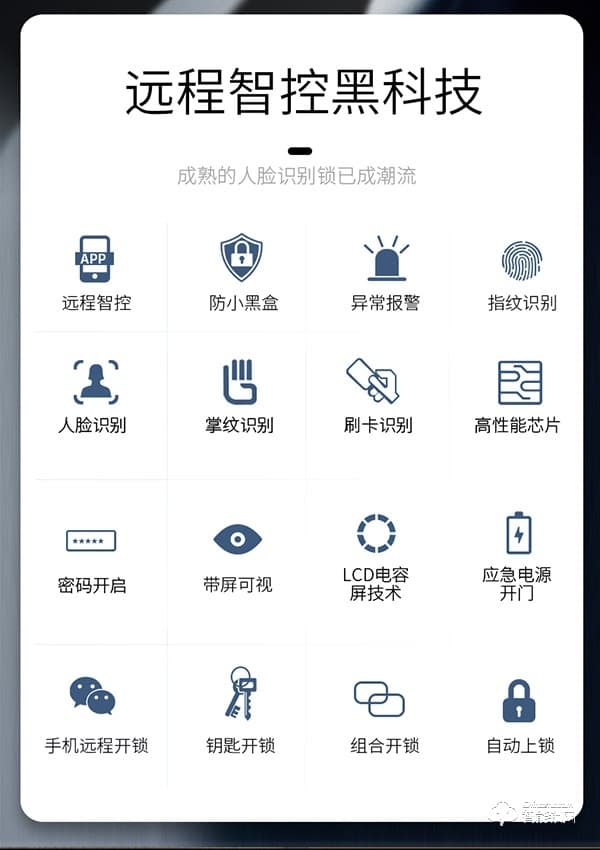 凌振智能鎖 凌振人臉識別智能鎖