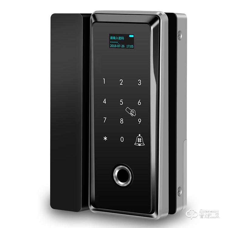 樂可盾智能鎖 D999玻璃門鎖