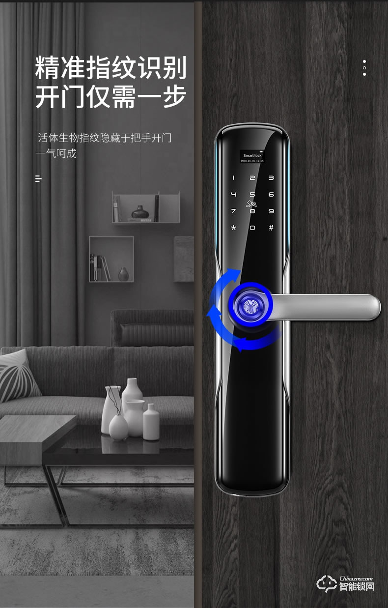 卡內締智能鎖  R15家用防盜門智能鎖