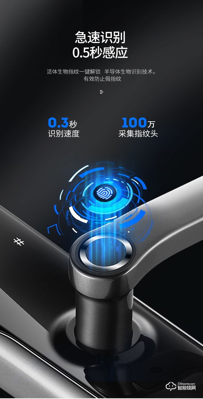 卡內締智能鎖  R15家用防盜門智能鎖