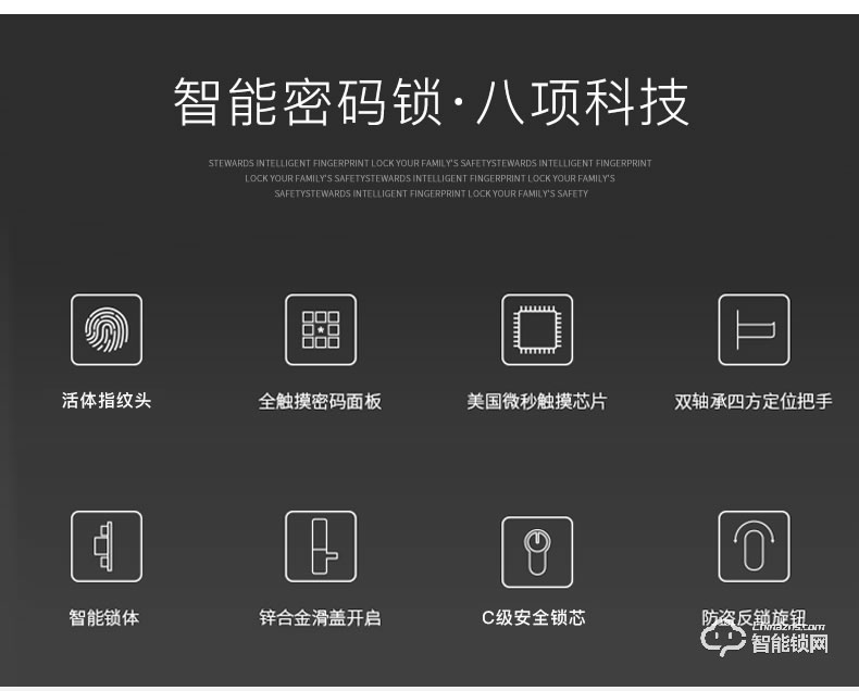 喜利智能鎖 i3家用防盜智能鎖
