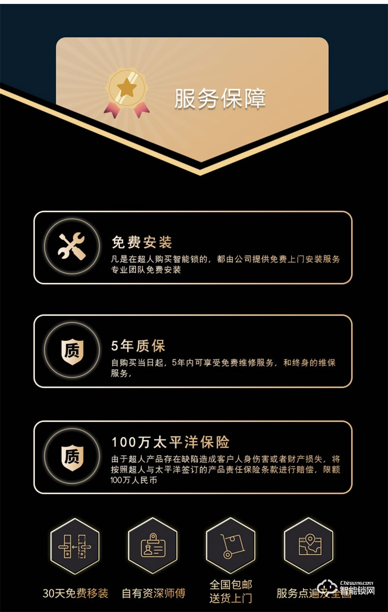 超人Q8-M指紋鎖 可視貓眼智能鎖