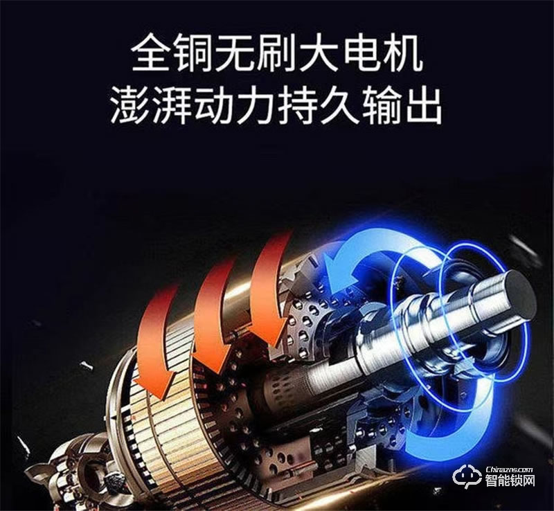 洛克曼S12-2智能鎖3D人臉識別 超C級鎖芯