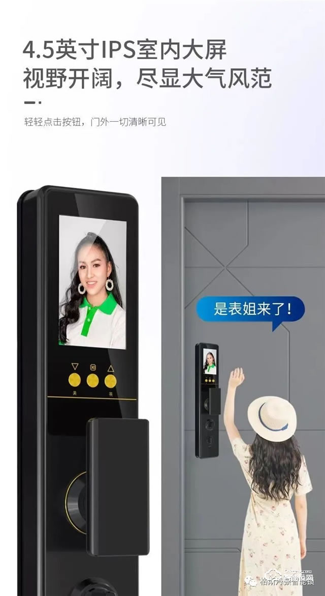 格斯丹頓智能鎖 F8視頻監(jiān)控云鎖