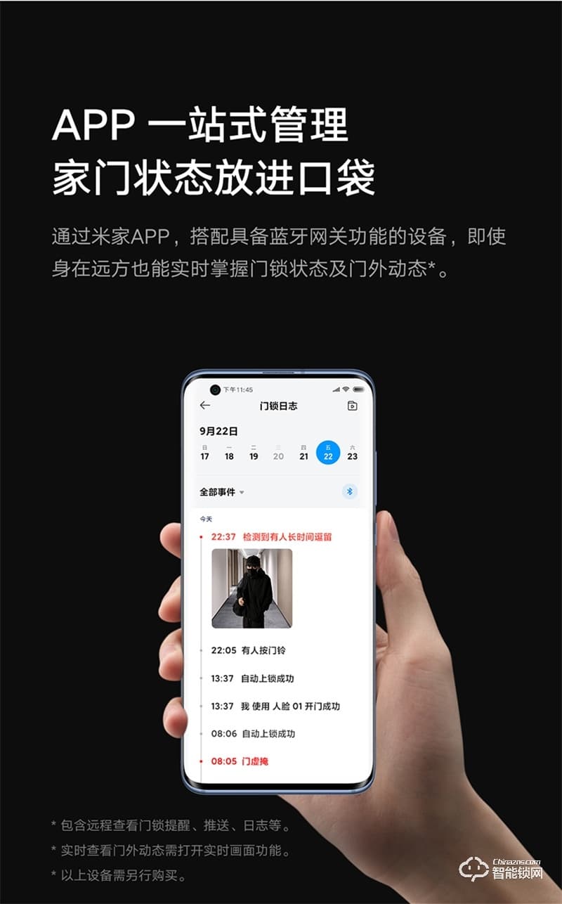 小米人臉識別智能門鎖 X 家用防盜門全自動智能鎖
