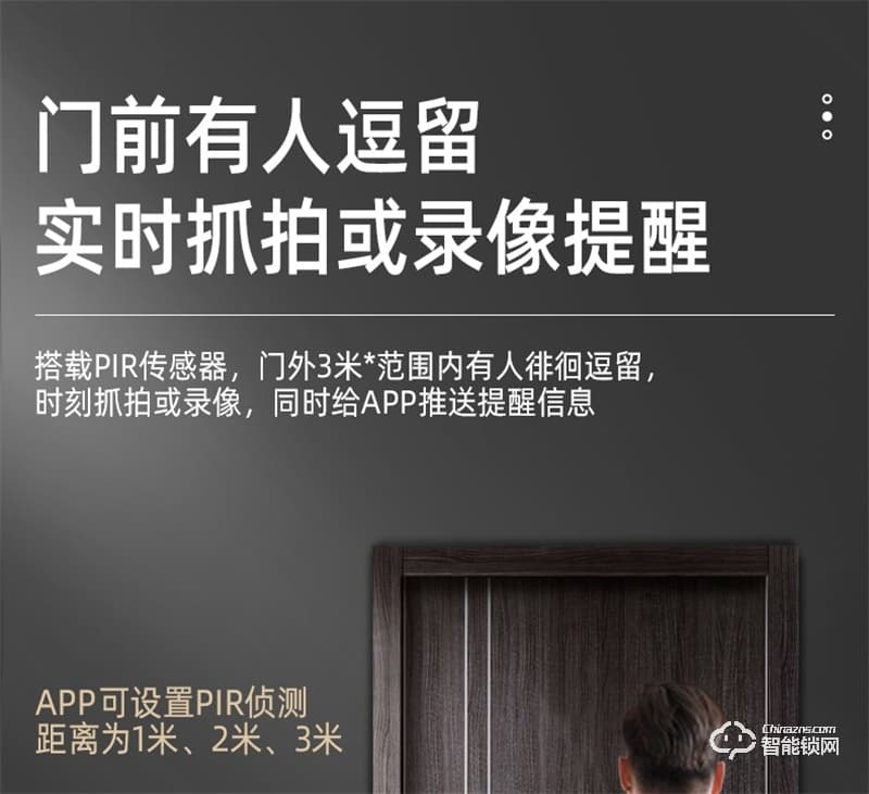 飛利浦阿爾法智能鎖 可視貓眼全自動家用指紋鎖
