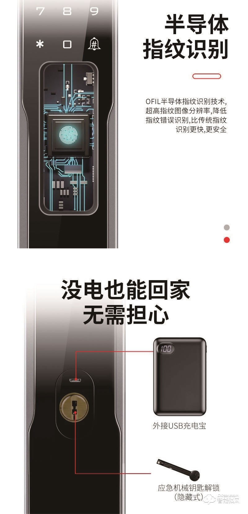科熊V7智能鎖 電子貓眼抓拍密碼鎖
