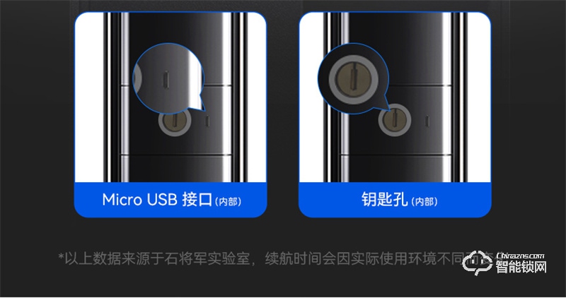 石將軍J1全自動指紋鎖 家用防盜門智能鎖