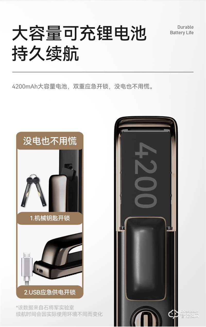 石將軍J1D-PLUS全自智能電子鎖 指紋密碼鎖家用防盜門密碼鎖