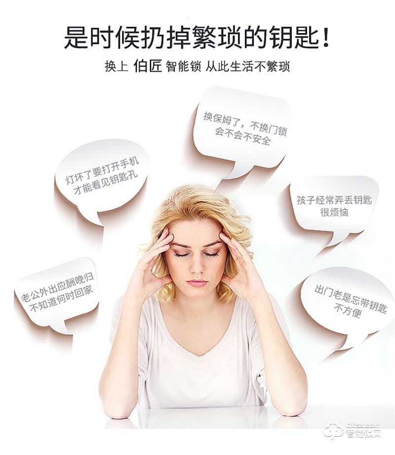 伯匠BJ-301全自動智能鎖 家用電子鎖