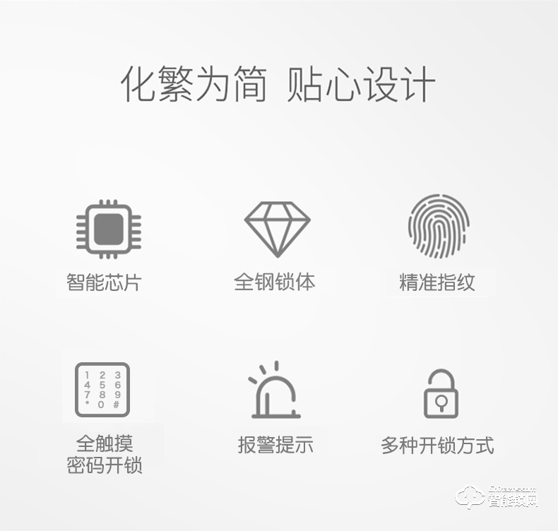 伯匠BJ-501智能鎖 家用防盜門鎖電子鎖