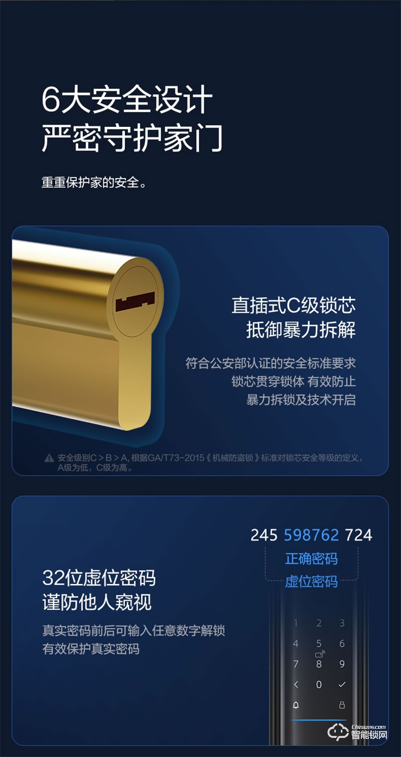 公牛智能鎖EQ04P 可視貓眼密碼鎖全自動(dòng)智能門鎖