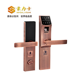 豪力士指紋鎖 D3310F家用防盜門(mén)智能鎖大門(mén)鎖電子鎖手機(jī)APP感應(yīng)鎖密碼鎖