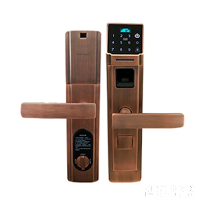 智能屋智能鎖 家用防盜智能鎖(紅古銅)