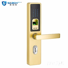 星海創安智能鎖 家用防盜指紋密碼鎖