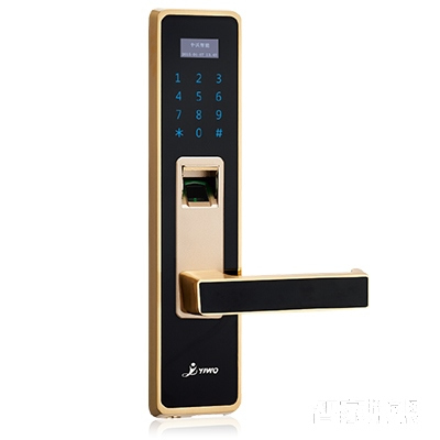 億沃指紋密碼鎖 家用防盜門鎖 直板智能鎖