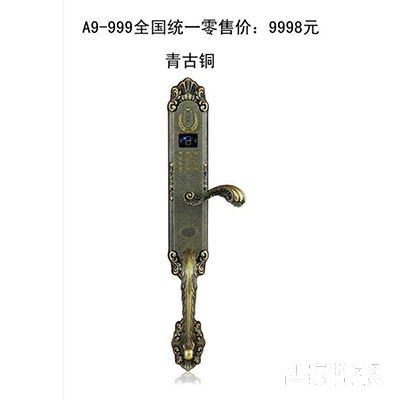 普泰升指紋鎖 家用別墅會所智能電子鎖 密碼鎖刷卡鎖