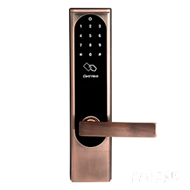 明達(dá)指紋鎖 鋁合金智能鎖 直板指紋密碼鎖