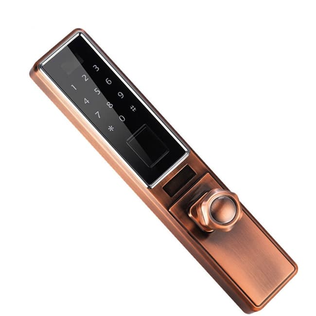 優(yōu)咖萬(wàn)能互換指紋鎖 不銹鋼鎖體智能鎖