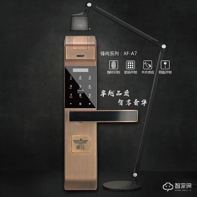 新飛超C級防盜鎖芯指紋鎖  鋅合金材質