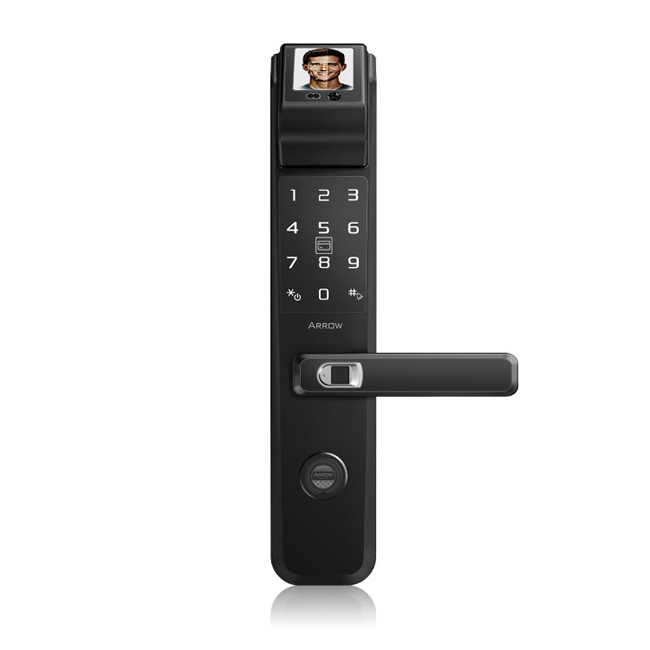 箭牌人臉識別智能鎖天眼A909 語音導航電子貓眼手機藍牙開啟