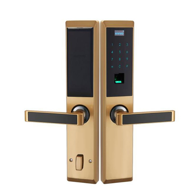 吾愛吾家進(jìn)戶門指紋密碼鎖 賓館酒店智能鎖