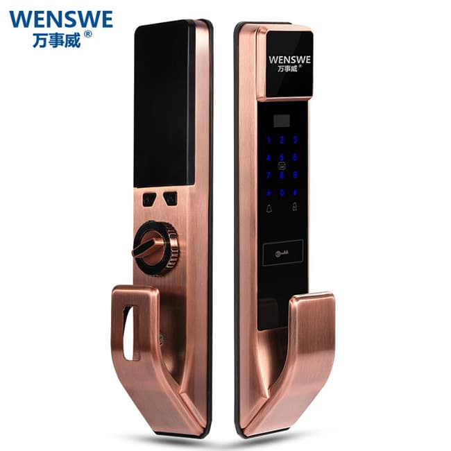 萬事威指紋鎖 全自動半導體指紋鎖 APP遠程電子鎖