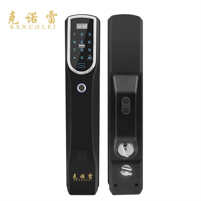 克諾雷智能鎖 鋅合金全自動(dòng)指紋鎖 半導(dǎo)體指紋密碼鎖