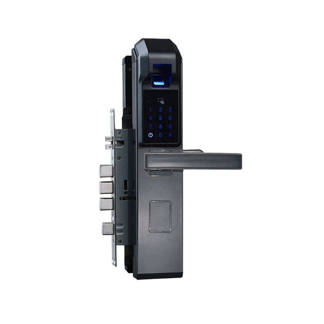 源天祥酒店鎖 不銹鋼防盜門指紋鎖 智能電子感應鎖