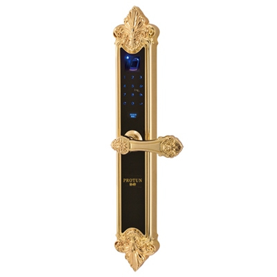 樸盾智能鎖 歐式別墅智能鎖 全銅鍛造指紋密碼鎖