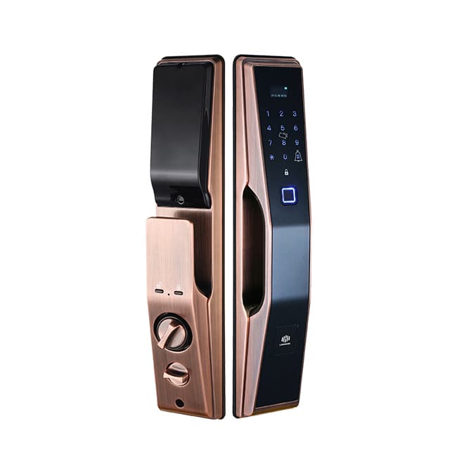 蘭和指紋鎖D06 半導體密碼鎖 防盜大門鎖