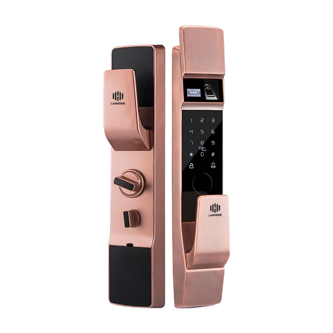 蘭和全自動智能鎖D46 半導體指紋鎖 遠程開門