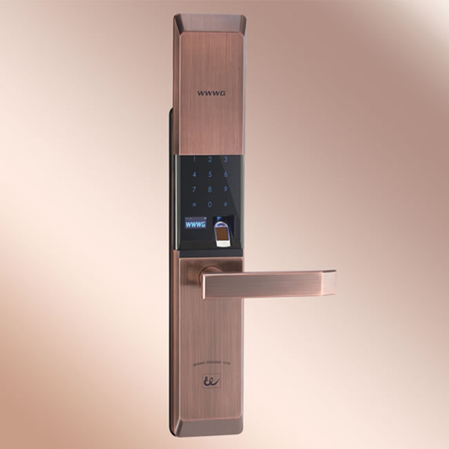 吾愛吾家智能鎖W5-AC 紅古銅電子密碼鎖