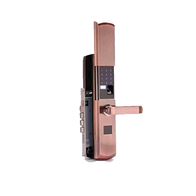 吉立JL-ZNS06-3滑蓋指紋智能鎖 室外智能指紋防盜門鎖