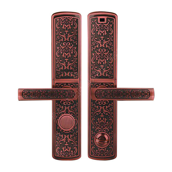 羅安達智能鎖LAD-804 家用防盜指紋密碼鎖 滑蓋智能門鎖