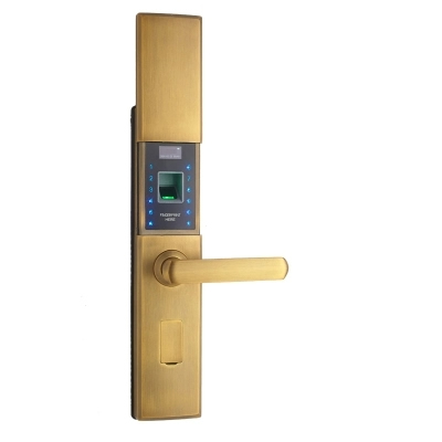 郡旗智能鎖 自動滑蓋電子密碼鎖