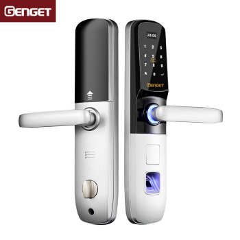 尊爵直板指紋鎖 智能識(shí)別指紋密碼鎖 家用防盜門(mén)指紋鎖